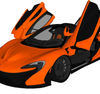 超精细汽车模型 迈凯伦  McLaren P1